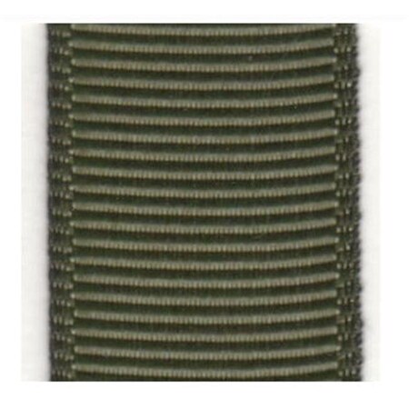 Papilion R074200090574100Y .38 in. Grosgrain Ribbon 100 Yards - Olive Drab R074200090574100Y